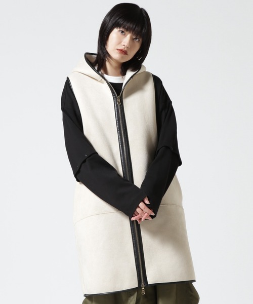 Risley（リズレー）の「Risley/リズレー/リバーシブルムートンベスト 