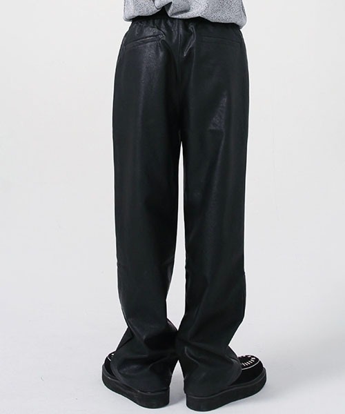 saby シンセティックレザー パンツ SUPER BIG PANTS -WASHABLE LAMB SKIN (20A-031810) | saby