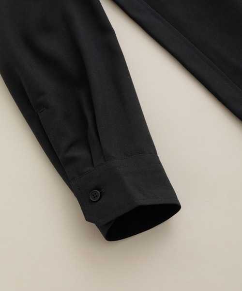 NANO universe（ナノユニバース）の「LB.04/トロワイドシャツ（シャツ/ブラウス・メンズ・カーキ/モカ/スミクロ・S/M/L/XL）」の12枚目の写真