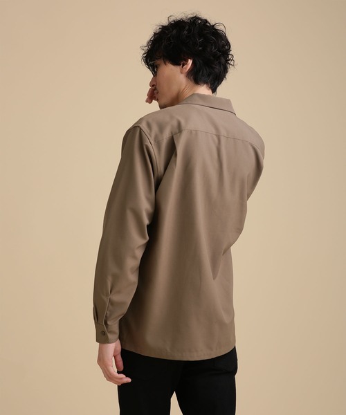 NANO universe（ナノユニバース）の「LB.04/トロワイドシャツ（シャツ/ブラウス・メンズ・カーキ/モカ/スミクロ・S/M/L/XL）」の17枚目の写真