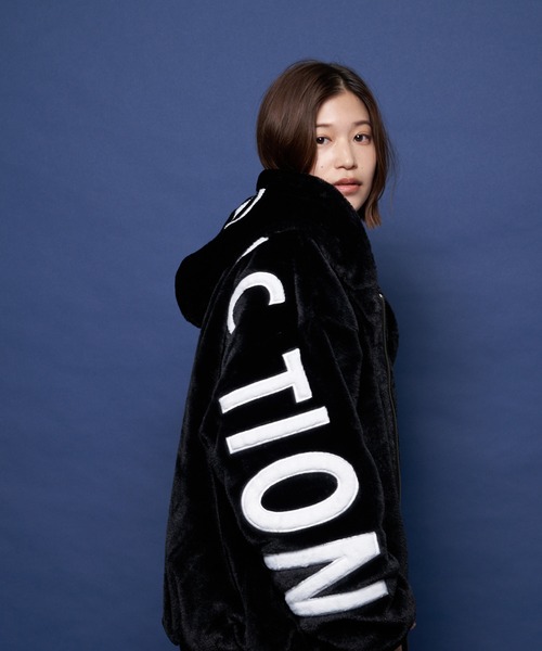 GALLIS ADDICTION（ガリスアディクション）の「GA LOGO FUR BLOUSON（ブルゾン・メンズ・ホワイト/ブラック/グレー/グリーン/ベージュ/ブラック系その他2・M/L/XL）」の9枚目の写真