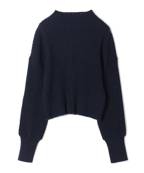ReNorm（リノーム）の「【SET UP対応】リブニットプルオーバー（ニット/セーター・レディース・チャコール/ネイビー・フリー）」の14枚目の写真