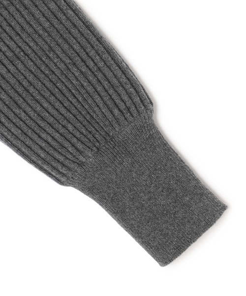 ReNorm（リノーム）の「【SET UP対応】リブニットプルオーバー（ニット/セーター・レディース・チャコール/ネイビー・フリー）」の6枚目の写真