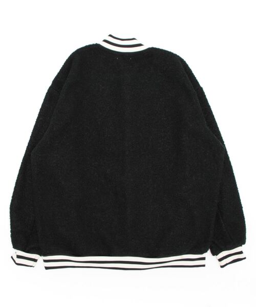 CORISCO(コリスコ)の「ボア裏フリース スタジャン(M1)(スタジャン・メンズ・ブラック/オートミール・MEDIUM/LARGE/X-LARGE)」の3枚目の写真