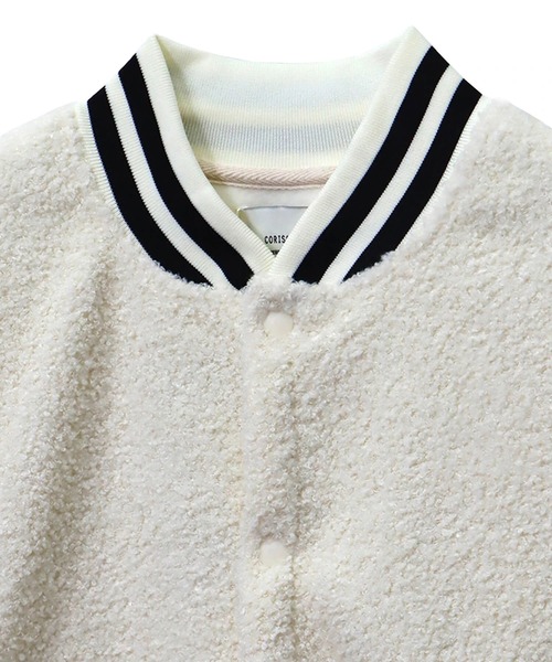CORISCO(コリスコ)の「ボア裏フリース スタジャン(M1)(スタジャン・メンズ・ブラック/オートミール・MEDIUM/LARGE/X-LARGE)」の9枚目の写真
