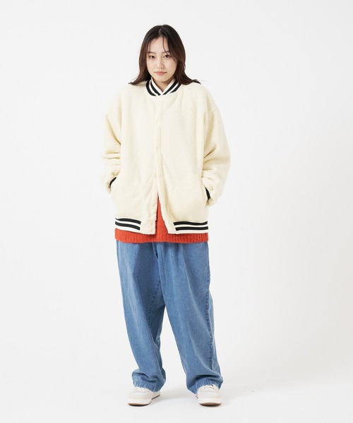 CORISCO(コリスコ)の「ボア裏フリース スタジャン(M1)(スタジャン・メンズ・ブラック/オートミール・MEDIUM/LARGE/X-LARGE)」の5枚目の写真