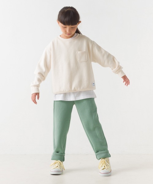 OMNES(オムネス)の「キッズラインキルトパンツ(その他パンツ・キッズ・ライトカーキ/モカ/ピンクベージュ/ブラック・100/110/120/130/140)」の18枚目の写真