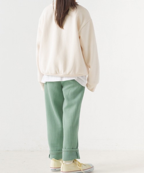 OMNES(オムネス)の「キッズラインキルトパンツ(その他パンツ・キッズ・ライトカーキ/モカ/ピンクベージュ/ブラック・100/110/120/130/140)」の6枚目の写真