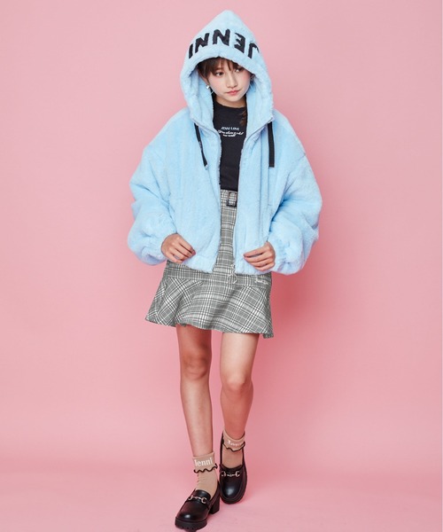 JENNI love(ジェニィラブ)の「起毛チェックベルト付きスカパン(その他パンツ・キッズ・ブラウン/ブラック/ベージュ・140cm/150cm/160cm/130cm)」の10枚目の写真