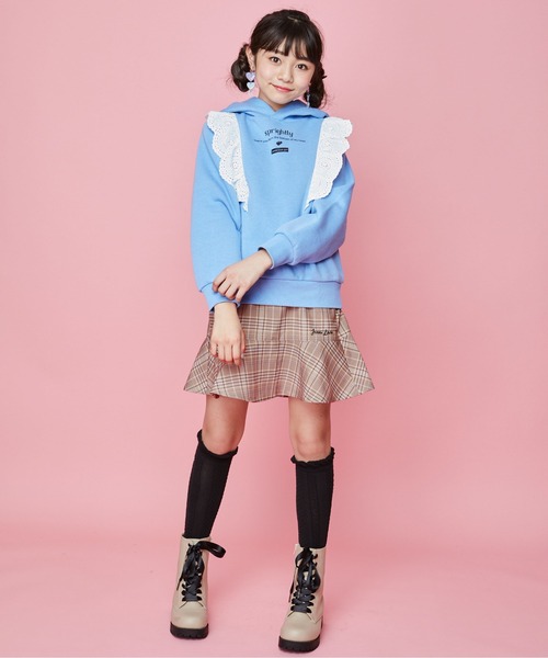 JENNI love(ジェニィラブ)の「起毛チェックベルト付きスカパン(その他パンツ・キッズ・ブラウン/ブラック/ベージュ・140cm/150cm/160cm/130cm)」の16枚目の写真