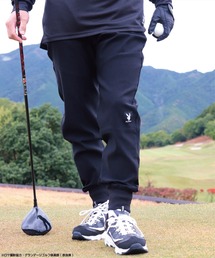 (DV)【PLAYBOY GOLF】ストレッチ ツイル イージー ジョガーパンツ