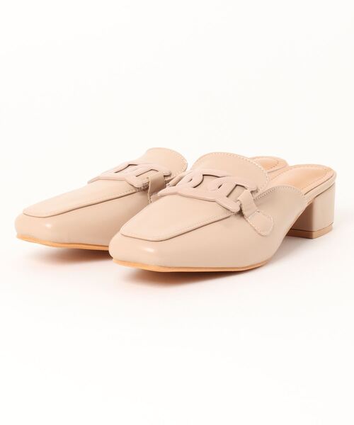 Burner(バーナー)の「【OKUOKU 0909】チェーンデザイン ミュール oku-shoes-647235567859-36(サンダル・レディース・B/A・38/39/36/40/35/37)」の7枚目の写真