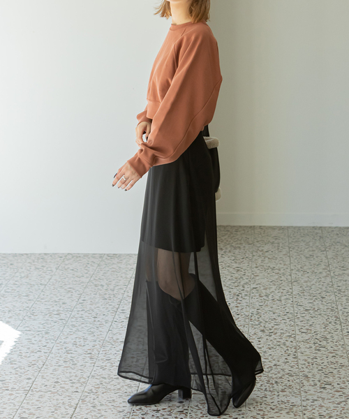 裏起毛マイクロスウェット