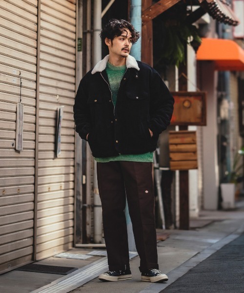 improves（インプローブス）の「グラデーション ボーダー クルーネック ニット（ニット/セーター・メンズ・ベージュ/グリーン/レインボー・MEDIUM/LARGE）」の7枚目の写真