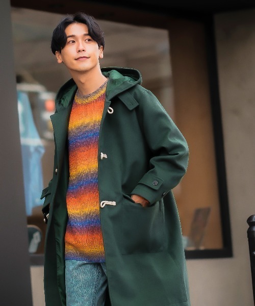 improves（インプローブス）の「グラデーション ボーダー クルーネック ニット（ニット/セーター・メンズ・ベージュ/グリーン/レインボー・MEDIUM/LARGE）」の14枚目の写真