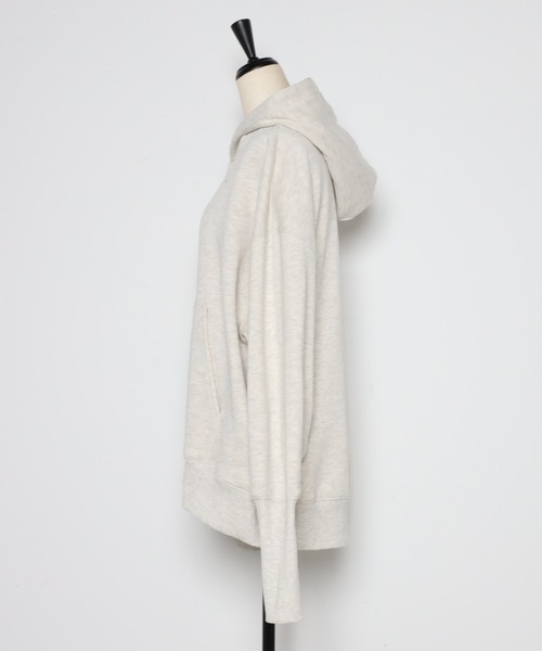 Bonjour Sagan（ボンジュールサガン）の「指穴付き裏毛フーディー（パーカー・レディース・ブラック/ライトグレー・FREE）」の11枚目の写真