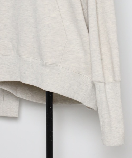 Bonjour Sagan（ボンジュールサガン）の「指穴付き裏毛フーディー（パーカー・レディース・ブラック/ライトグレー・FREE）」の19枚目の写真