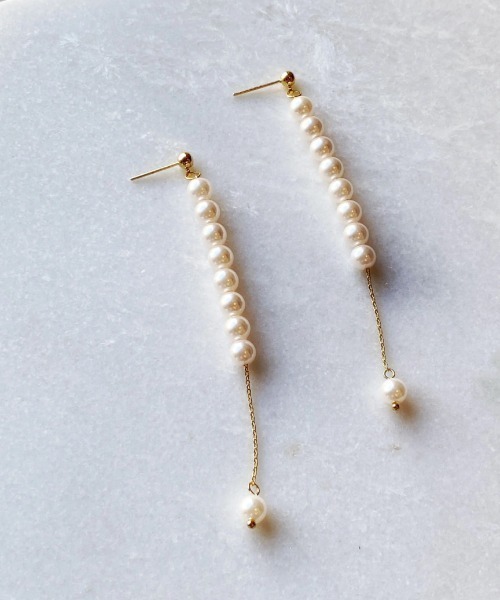 felice】スウィングパールピアス（ピアス（両耳用））｜felice 
