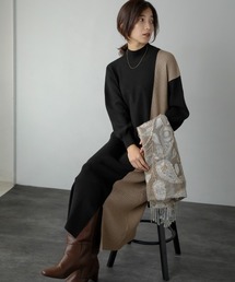 Bou Jeloud | 細見えラインワンピース(ワンピース)