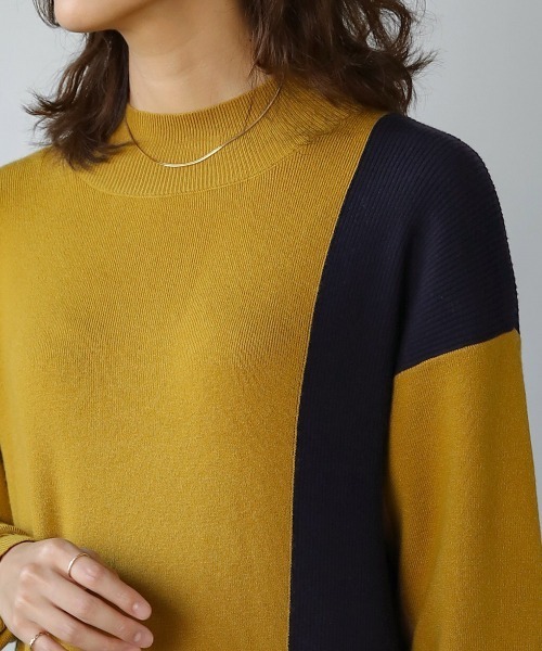 Bou Jeloud(ブージュルード)の「細見えラインワンピース(ワンピース・レディース・ブラック/グレー/イエロー・TL/FREE)」の5枚目の写真