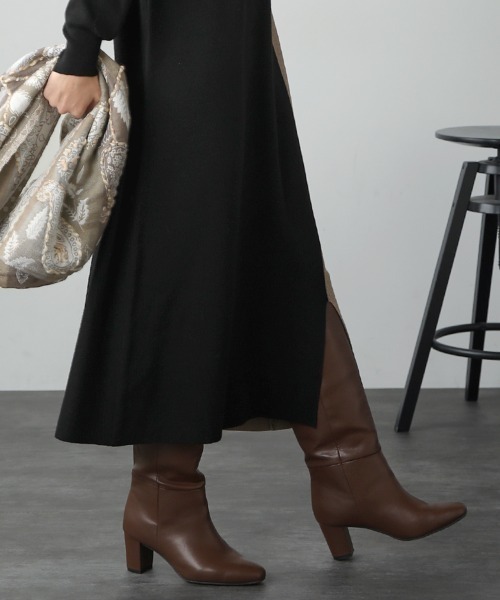 Bou Jeloud(ブージュルード)の「細見えラインワンピース(ワンピース・レディース・ブラック/グレー/イエロー・TL/FREE)」の19枚目の写真