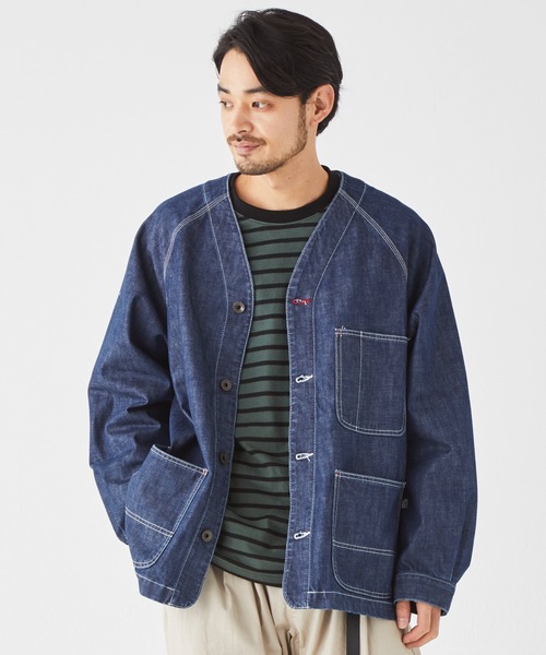 KRIFF MAYER（クリフメイヤー）の「ノーカラーデニムカバーオール