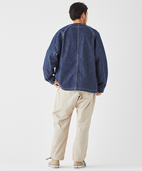 KRIFF MAYER（クリフメイヤー）の「ノーカラーデニムカバーオール