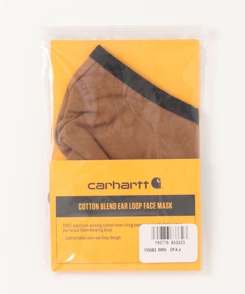 Carhartt(カーハート)の「《Carhartt》M COTTON BLEND EAR LOOP FACE MASK(マスク・レディース・ブラウン/グレー/ブラック・FREE)」の4枚目の写真