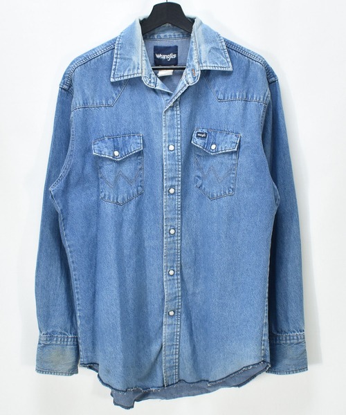 Wrangler（ラングラー）の「【ヴィンテージ古着】 Wrangler/ラングラー デニム ウエスタンシャツ（シャツ/ブラウス・メンズ・ブルー・LARGE）」の2枚目の写真