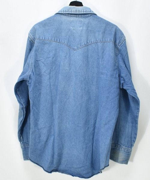 Wrangler（ラングラー）の「【ヴィンテージ古着】 Wrangler/ラングラー デニム ウエスタンシャツ（シャツ/ブラウス・メンズ・ブルー・LARGE）」の3枚目の写真