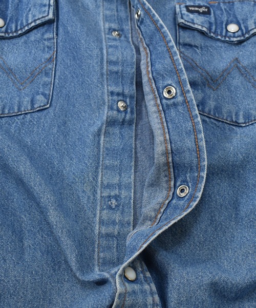 Wrangler（ラングラー）の「【ヴィンテージ古着】 Wrangler/ラングラー デニム ウエスタンシャツ（シャツ/ブラウス・メンズ・ブルー・LARGE）」の9枚目の写真