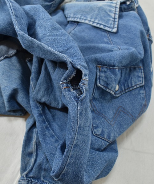 Wrangler（ラングラー）の「【ヴィンテージ古着】 Wrangler/ラングラー デニム ウエスタンシャツ（シャツ/ブラウス・メンズ・ブルー・LARGE）」の13枚目の写真