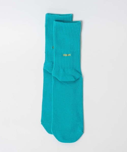 WEGO（ウィゴー）の「WEGO/バック刺繍クシュクシュソックス（ソックス/靴下・レディース・パープル/イエロー/ホワイト/ピンク/ブルー・23-25cm）」の8枚目の写真