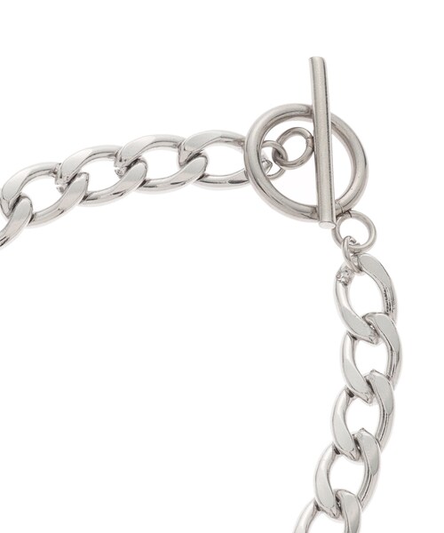 tk.TAKEO KIKUCHI（ティーケータケオキクチ）の「◆ステンレスアソートチェーンブレスレット（ブレスレット・レディース・シルバー系/シルバー・00）」の6枚目の写真