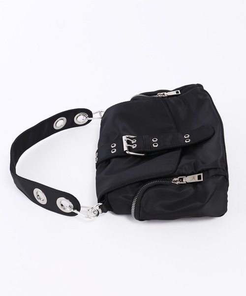 WC（ダブル シー）の「2WAYナイロンショルダーバッグ（ショルダーバッグ・レディース・ブラック・FREE）」の2枚目の写真