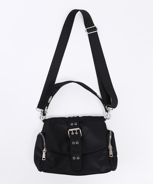 WC（ダブル シー）の「2WAYナイロンショルダーバッグ（ショルダーバッグ・レディース・ブラック・FREE）」の3枚目の写真