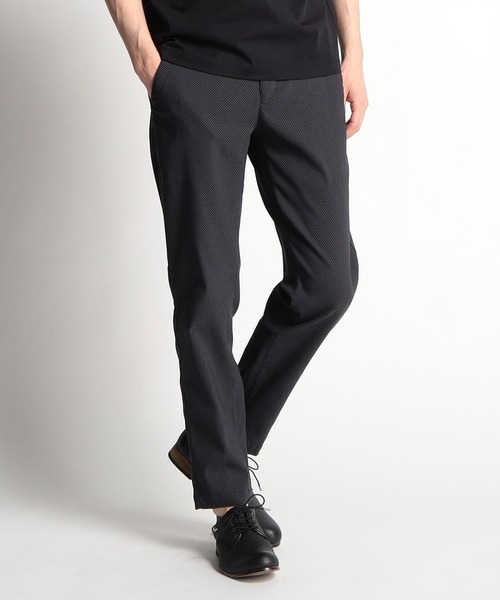 HIDEAWAYS NICOLE（ハイダウェイニコル）の「ハニカムドビーストレッチパンツ（その他パンツ・メンズ・ライトグレー/ネイビー/オフホワイト/ブラック・SMALL/MEDIUM/LARGE/X-LARGE）」の2枚目の写真