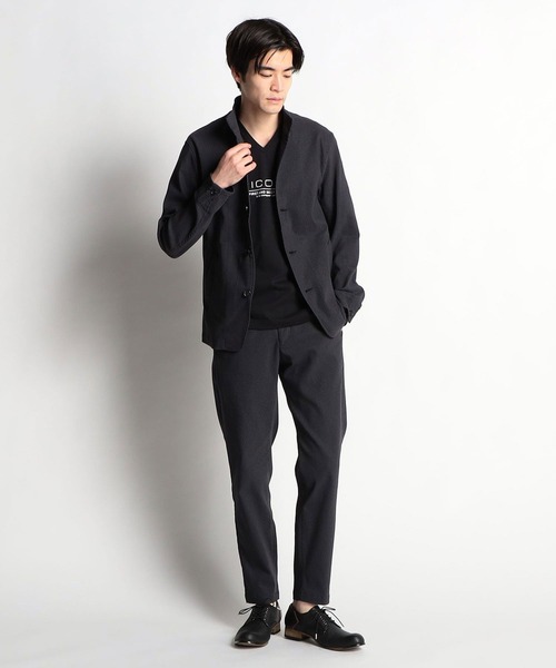 HIDEAWAYS NICOLE（ハイダウェイニコル）の「ハニカムドビーストレッチパンツ（その他パンツ・メンズ・ライトグレー/ネイビー/オフホワイト/ブラック・SMALL/MEDIUM/LARGE/X-LARGE）」の15枚目の写真