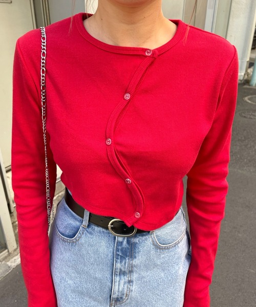 セール】ウェーブリブトップス（Tシャツ/カットソー）｜WHO'S