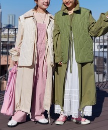 【SETアイテム】キルティングベスト&コート