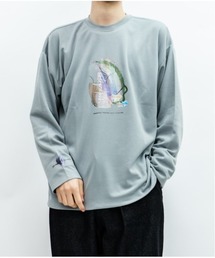 Beno | コットンタッチダンボール アートデザイン ロングスリーブTEE(Tシャツ/カットソー)