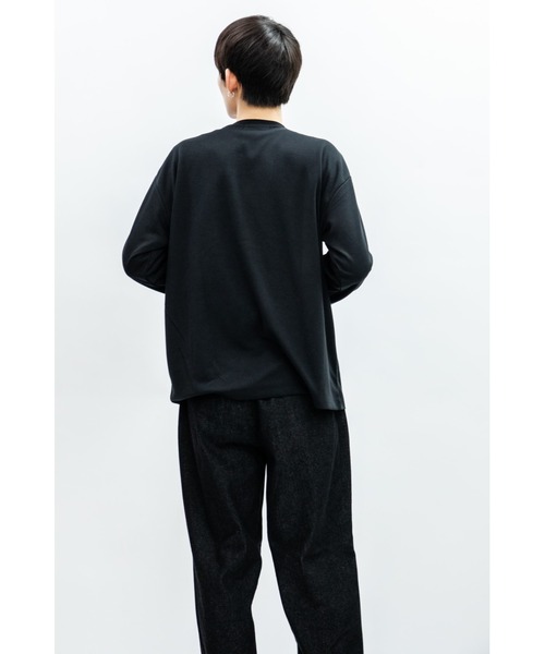 Beno（ビーノ）の「コットンタッチダンボール アートデザイン ロングスリーブTEE（Tシャツ/カットソー・メンズ・グレイッシュブルー/ホワイト/ブラック・M/L）」の19枚目の写真