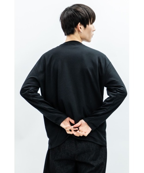 Beno（ビーノ）の「コットンタッチダンボール アートデザイン ロングスリーブTEE（Tシャツ/カットソー・メンズ・グレイッシュブルー/ホワイト/ブラック・M/L）」の20枚目の写真