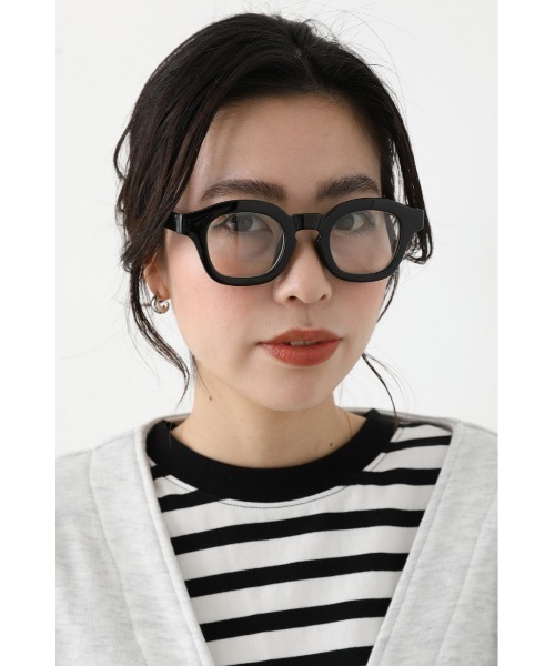 RODEO CROWNS WIDE BOWL(ロデオクラウンズワイドボウル)の「BOLD LINE GLASSES(メガネ・レディース・ブラック/ブラウン系その他・FREE)」の5枚目の写真