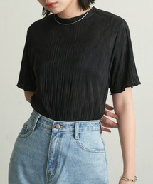 Aunt Marie's | ミニプリーツハーフスリーブカットソー(Tシャツ/カットソー)