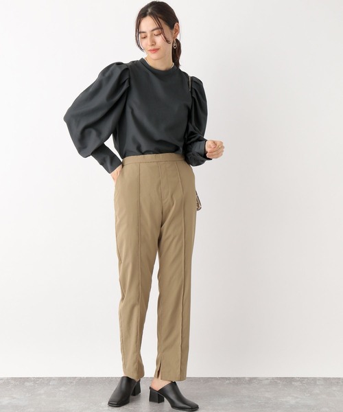 LEPSIM(レプシィム)の「ソフトパワショルブラウス 187444(シャツ/ブラウス・レディース・オフホワイト/チャコールグレー/ブルー・FREE)」の5枚目の写真
