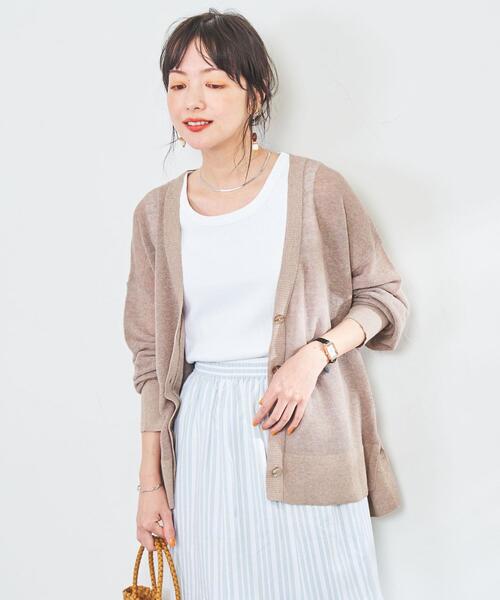 coen（コーエン）の「ハリヌキリブタンクトップ（タンクトップ・レディース・ブラック/ホワイト/ダークブラウン/ライム・M/L）」の15枚目の写真