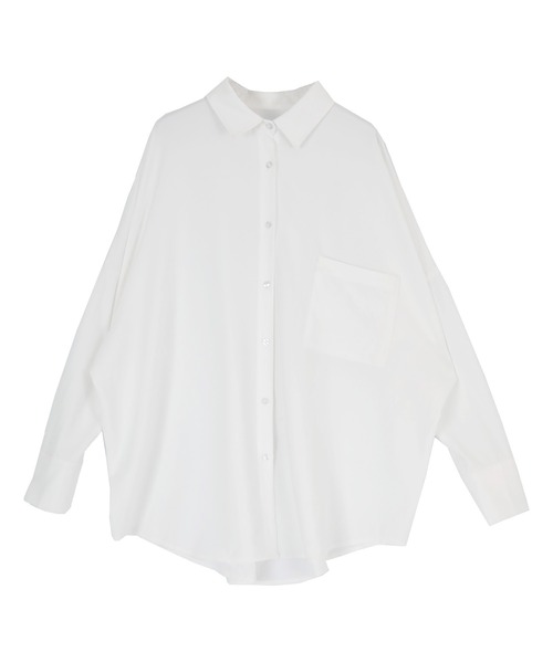 クラネ　ラッシュガード　シャツ ホワイトオーバーサイズシャツ　サイズ2 CLANE - ラッシュガードパンツ - 2WAY ADJUST RASH GUARD TUCK