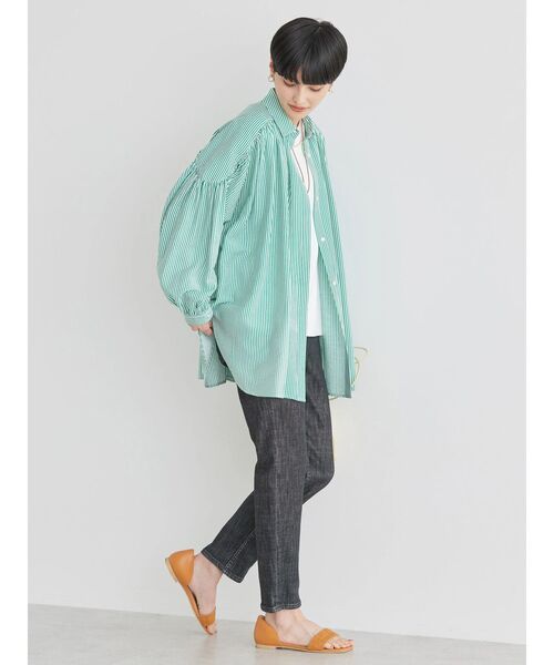 AMERICAN HOLIC(アメリカンホリック)の「テーパードデニム(デニムパンツ・レディース・ライトインディゴブルー/インディゴブルー/ワンウォッシュ/ブラック/ブルー系その他・XS/S/M/L/XL)」の17枚目の写真