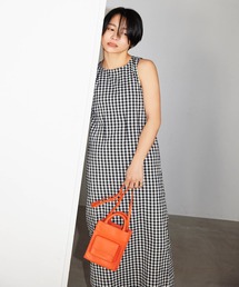 WoM | ZOZO SPECIAL GINGHAM CHECK ONE PIECE APPLE LEATHER BAG(ワンピース)